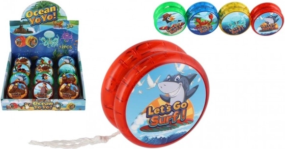 Yo-yo avec animaux marins lumineux