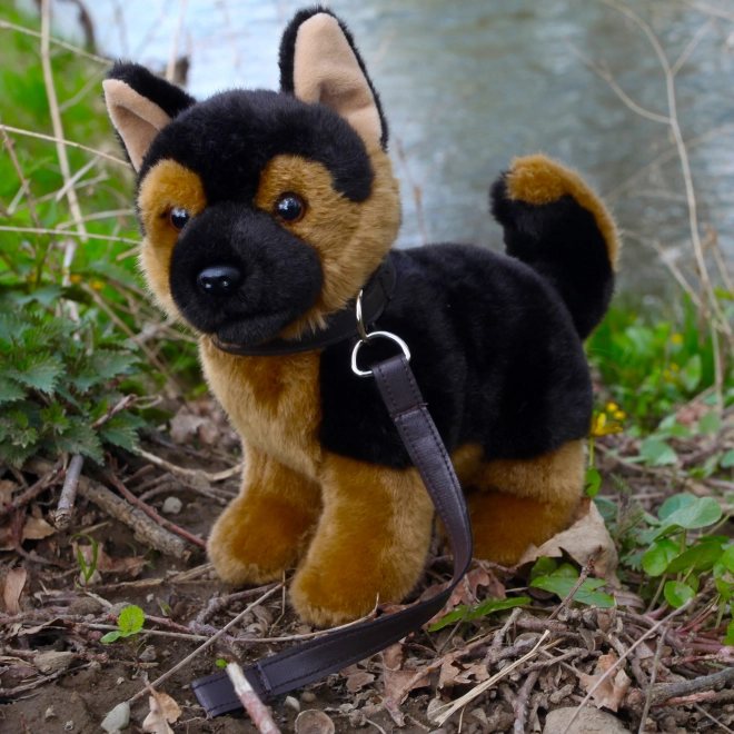 Berger allemand en peluche avec laisse Eco Friendly