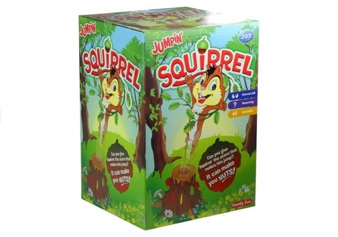 Jeu sauté avec les écureuils
