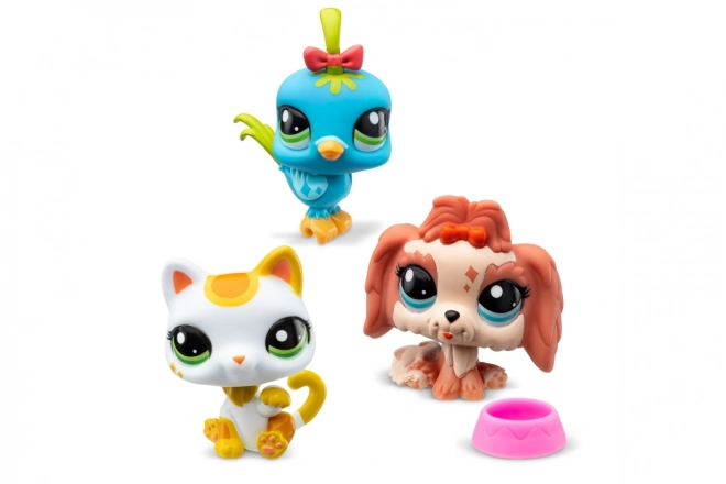 Figurines Littlest Pet Shop 3 pièces