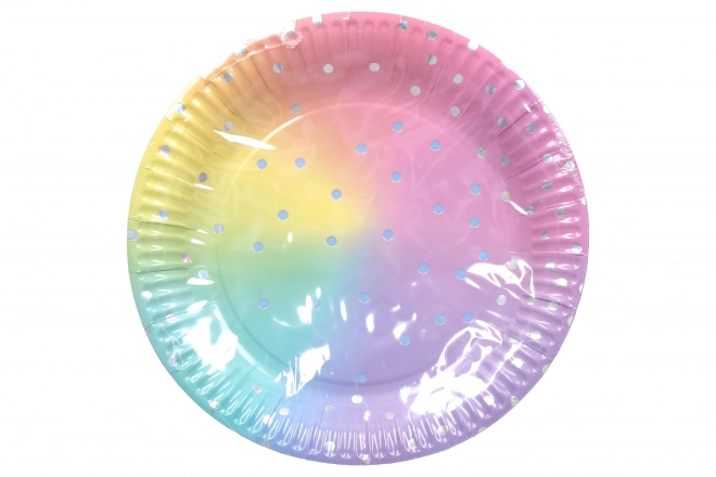 Assiettes de fête PASTEL 23 cm, 6 pcs