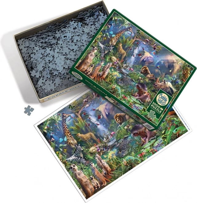 COBBLE HILL Puzzle de la jungle 1000 pièces
