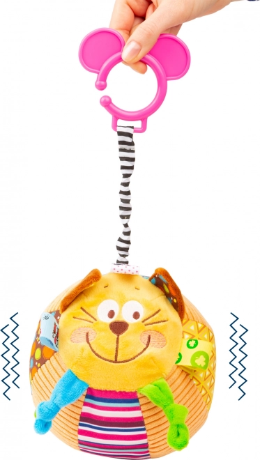 Balle sensorielle vibrante à tirer chat small foot