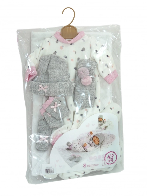Llorens M843-36 ensemble pour poupée bébé NOUVEAU-NÉ taille 43-44 cm