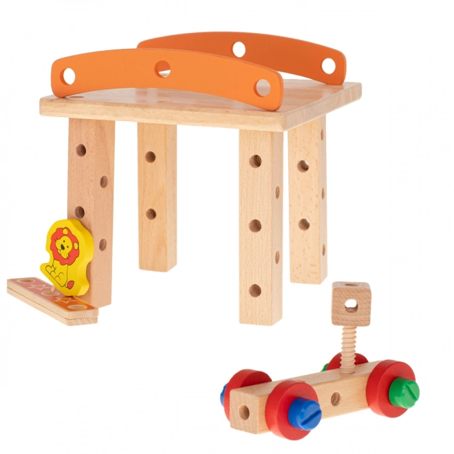 Chaise éducative en bois