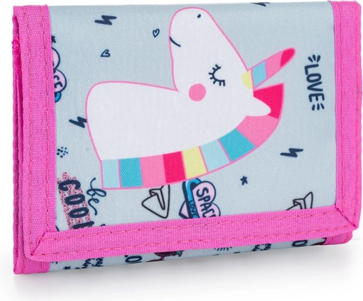 Portefeuille textile pour enfants Unicorn