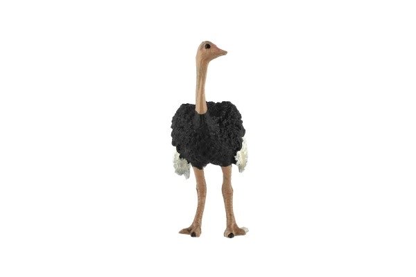 Autruche à deux doigts en plastique de zoo 11cm en sachet