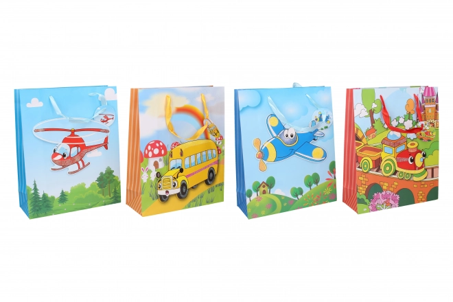 Sac cadeau M 26x32x10 cm Enfant 3D
