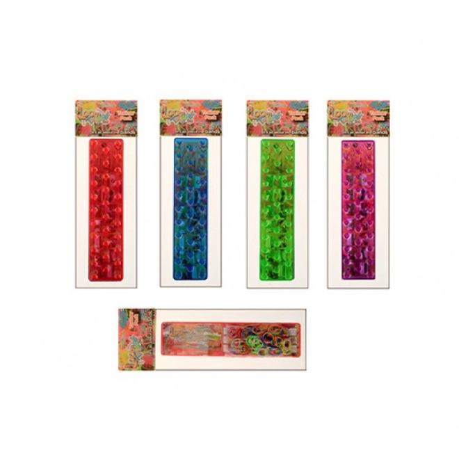 Ensemble de l’élastiques LOOM avec 200 élastiques colorés