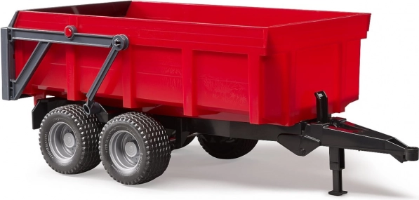 Bruder benne rouge avec hayon arrière automatique