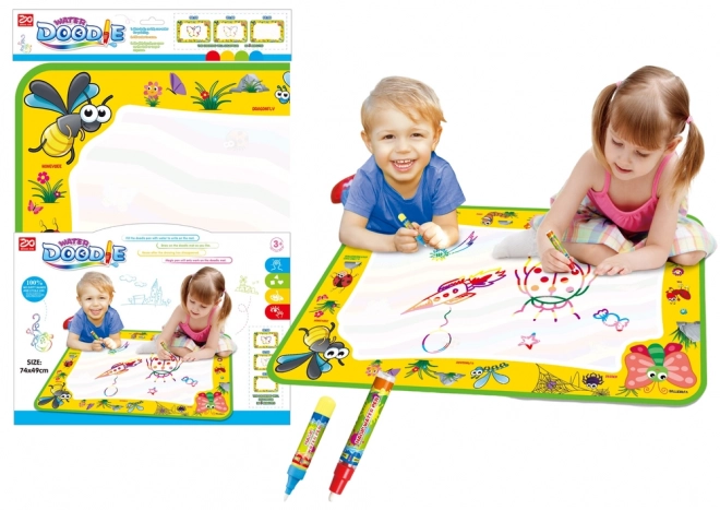 Grande tapis à dessin XXL + crayon à eau