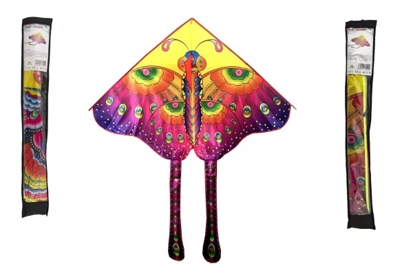 Cerf-volant volant avec motif de papillon - 145 x 80 cm
