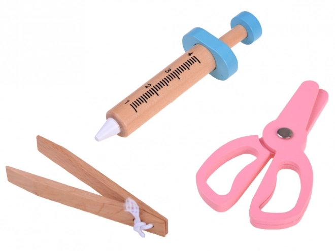 Ensemble médical en bois pour enfants