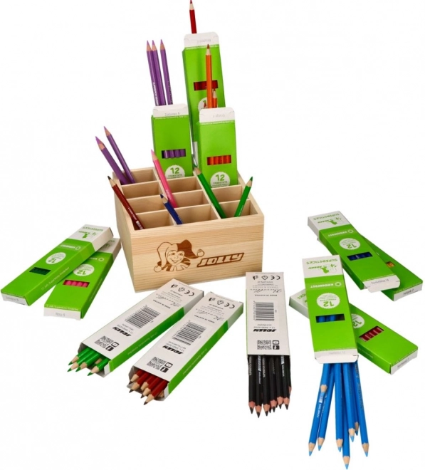 Supersticks Classic Ensemble dans une Boîte en Bois, 144 pcs