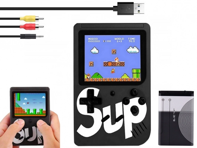 Console de jeu rétro portable avec 400 jeux