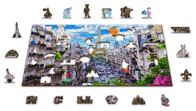 Puzzle en bois Paris animée 2v1