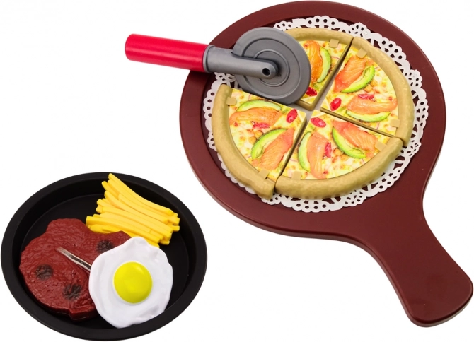 Pizza réaliste à découper