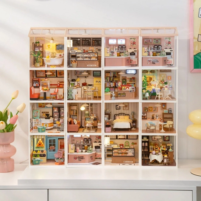 Maison miniature - salle de bain pour filles