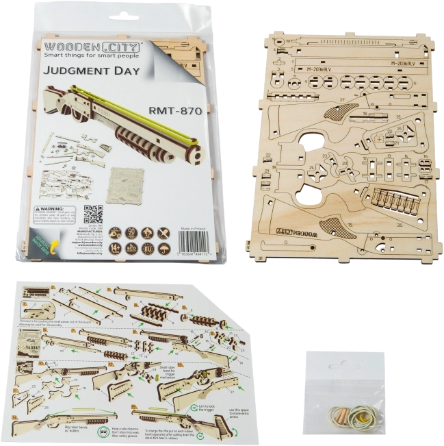 Puzzle 3D en bois WOODEN CITY Fusil Judgment Day RMT-870