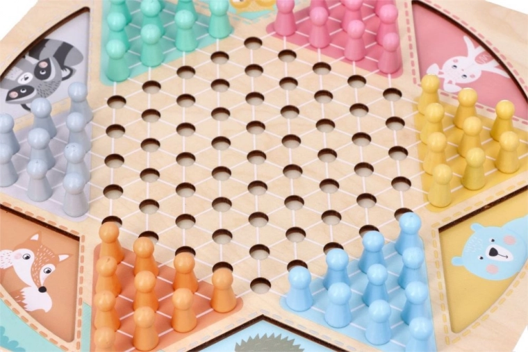 Belles illustrations et pions colorés