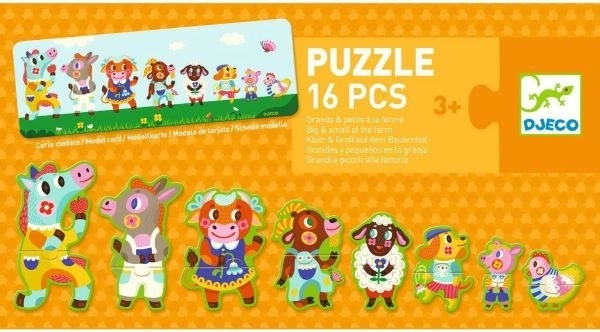 Puzzle DJECO Grands et Petits à la Ferme