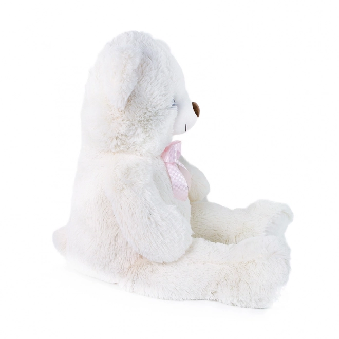 Grand ours en peluche Lily blanc crème