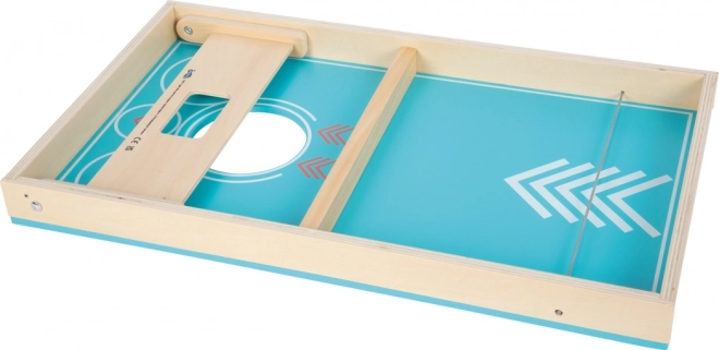Petit pied Jeu 2-en-1 Cornhole et hockey de table Actif