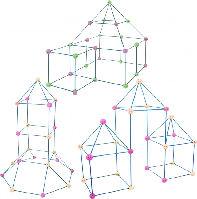 Woopie XXL de construction - Blocs pour construire une tente et une base 340 pcs