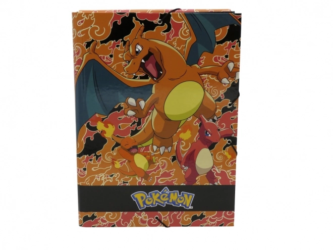 Dossier A4 Pokémon avec rabat - Salamèche