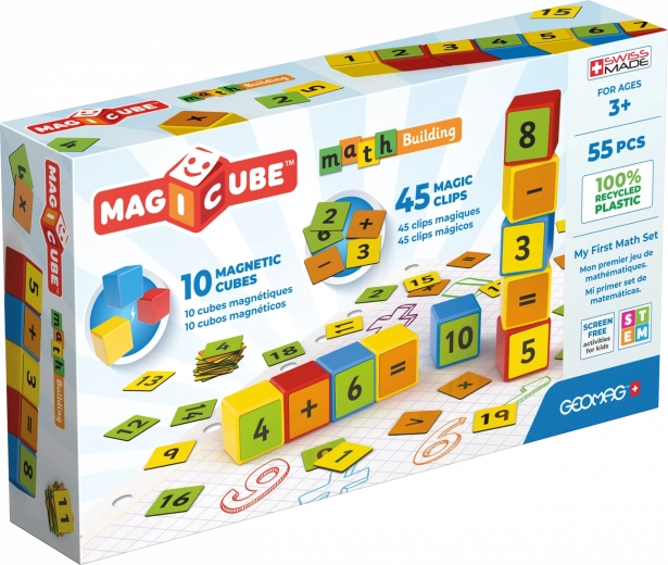 Geomag Magicube construction mathématique 55 pièces