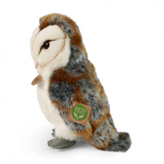 Chouette effraie en peluche 27 cm ECOLOGIQUE