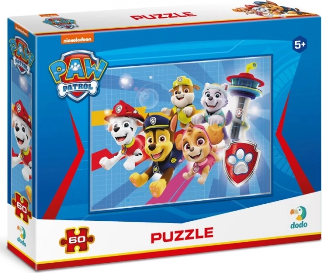 Puzzle Pat' Patrouille En avant l’action 60 pièces
