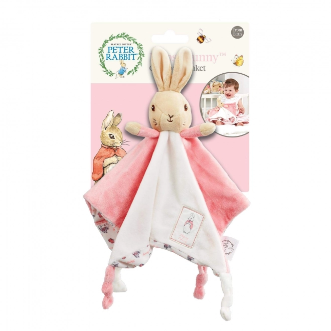 Arc-en-ciel Peluche pour dormir lapin Flopsy rose