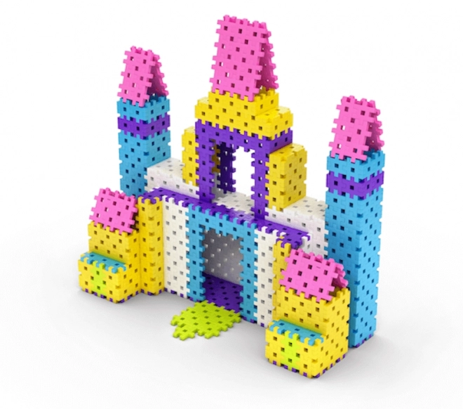 Jeu de construction Meli Basic Rose - 300 pièces