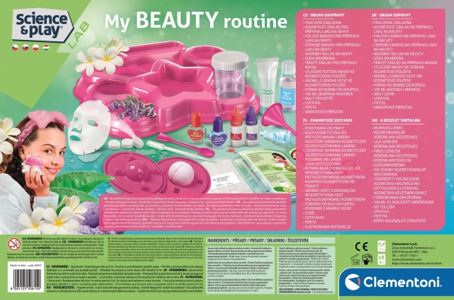 CLEMENTONI Science&Play: Laboratoire Ma routine cosmétique