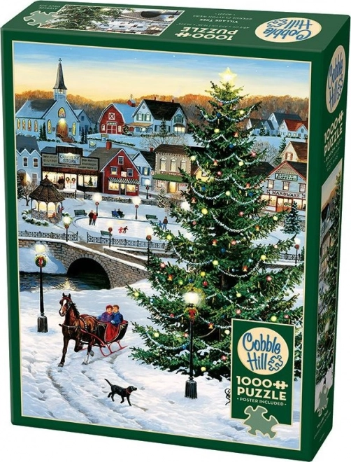 Puzzle Arbre de Noël au Village 1000 pièces