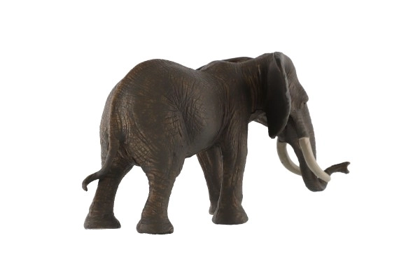 Éléphant d'Afrique en plastique zooted 17cm en sachet