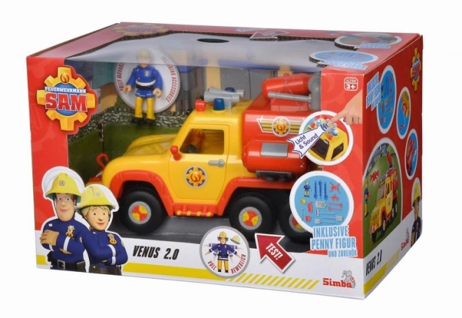 Pompier Sam Camion de pompiers Vénus 2.0 avec figurine