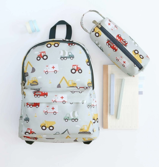 A Little Lovely Company Trousse Crayons – Véhicules