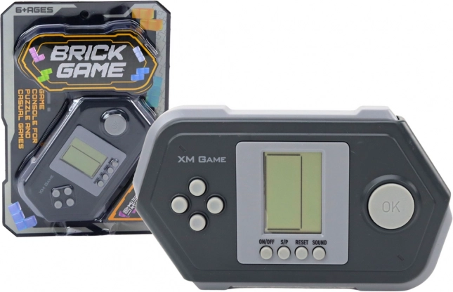 Console de poche électronique Tetris Brick Game – noire