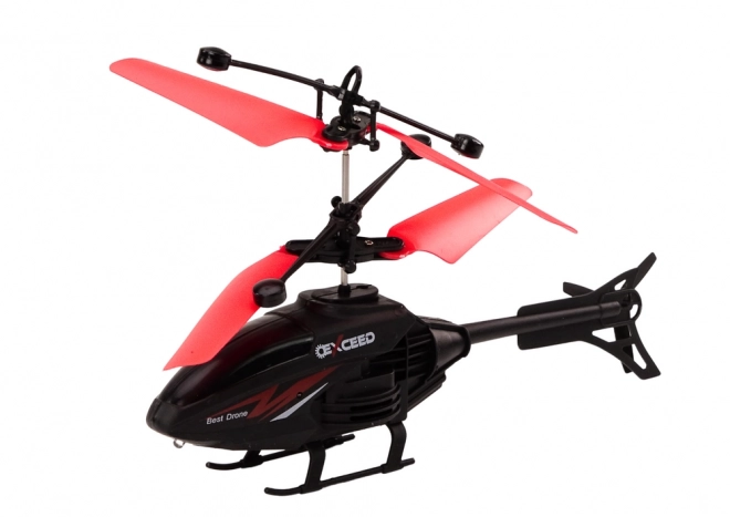 Hélicoptère RC télécommandé Gyroscope – rouge