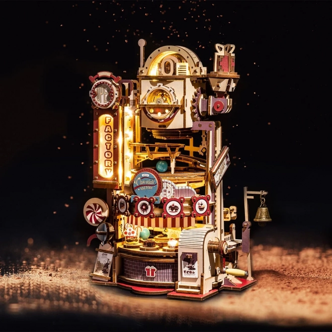RoboTime 3D casse-tête piste à billes Usine de chocolat