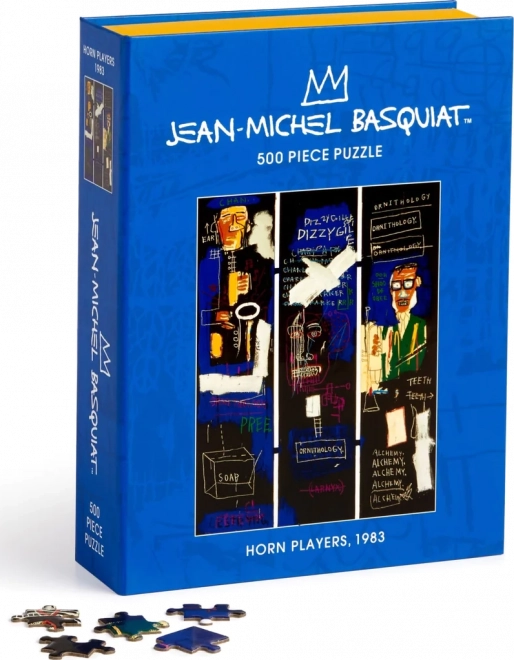 Puzzle Basquiat : joueurs au cor de chasse 500 pièces