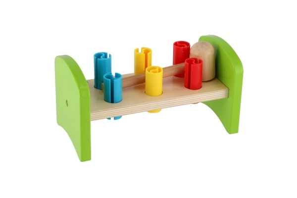 Marteau en bois avec chevilles en plastique Classic World