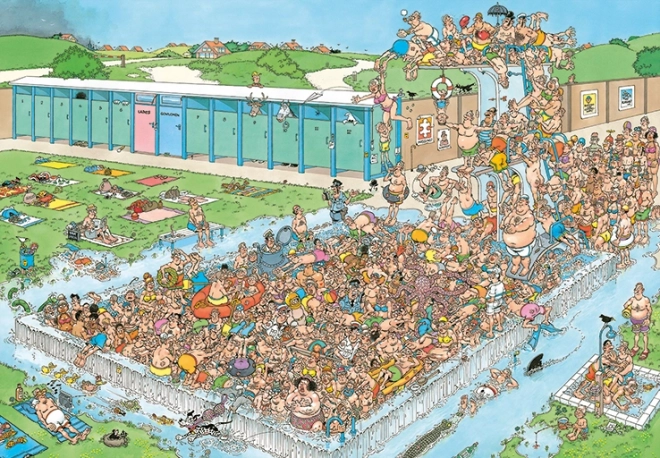 Puzzle Jumbo – amusement à la piscine 2000 pièces