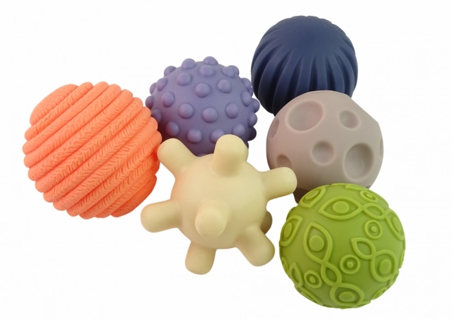 Ensemble de balles sensorielles 6 pcs Colorées