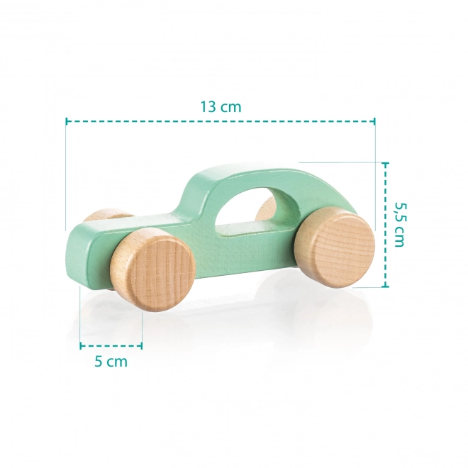 Voiture de sport en bois, Menthe