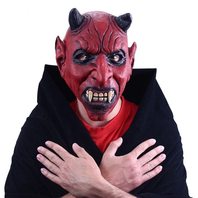 Terrifiante masque en latex diabolique