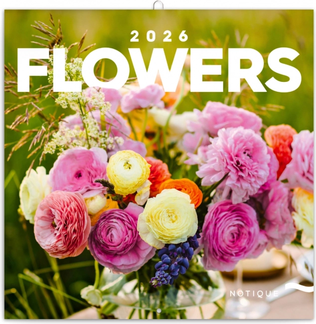Calendrier de Notes Fleurs 2026