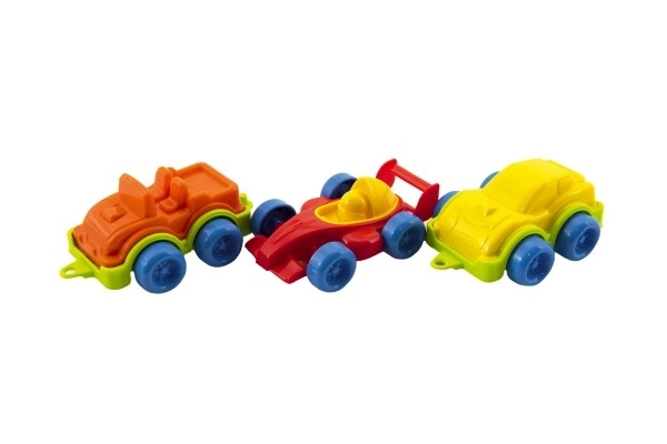 Véhicule miniature en plastique 10-12cm à roue libre, mélange de types